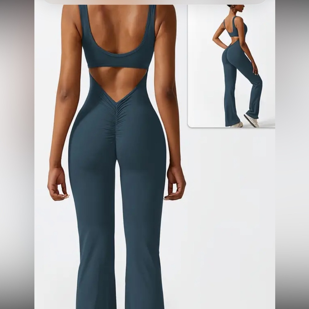 Elegant Teal Jumpsuit
